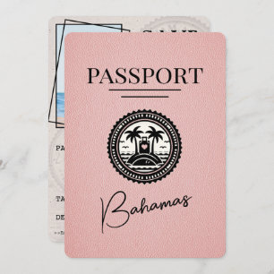 Reserve A Data Passaporte Rosa Bahamas, Salvar A Data