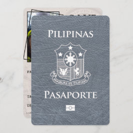 Reserve A Data Passaporte Silver Filipinas Salvar a Data