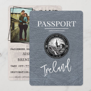 Reserve A Data Passaporte Silver Ireland Salvar Data