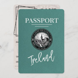 Reserve A Data Passaporte Turquoise Irlanda Exceto Data