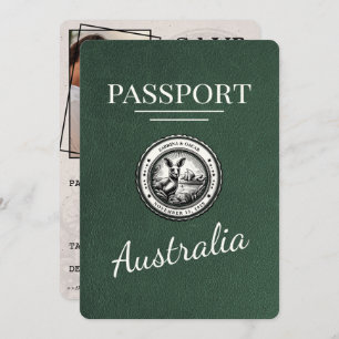 Reserve A Data Passaporte Verde Da Austrália Salvar A Data
