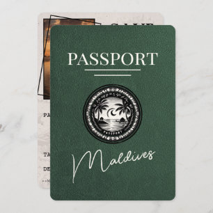 Reserve A Data Passaporte Verde Maldivas Salvar a Data