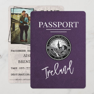 Reserve A Data Passaporte Violet Purple Ireland, Exceto A Data