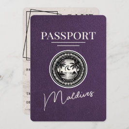 Reserve A Data Passaporte Violet Purple Maldives Salvar Data
