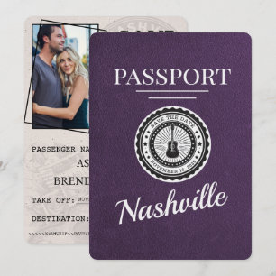 Reserve A Data Passaporte Violet Purple Nashville Salva A Data