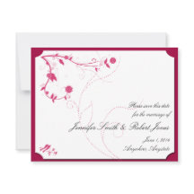 Pássaros Adorados em Rosa e Branco Salvem a Data