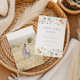 Reserve A Data Pastel Wildflower Wedding