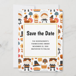 Reserve A Data Patterno de Colheita de Peregrinos de Ação de Graç