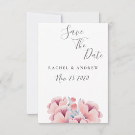 Reserve A Data Peach Blossom | Casamento Floral Salvar a Data