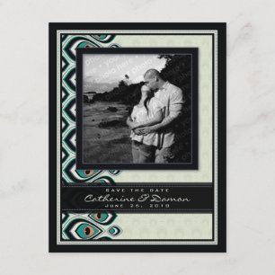 Reserve A Data Peacock Nouveau Salvar a Data (Preto)