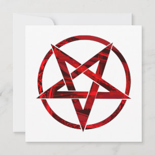 Reserve A Data Pentagrama do Diabo Vermelho