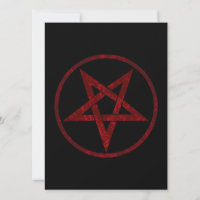 Pentagrama do diabo vermelho