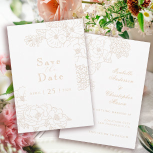 Reserve A Data Peônias Ivory Brancas Delicadas para Casamento Rom