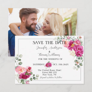 Reserve A Data Peony e Rosa Greenery salvem a data
