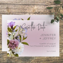 Peri White Mauve Floral Modern Salve a placa de da