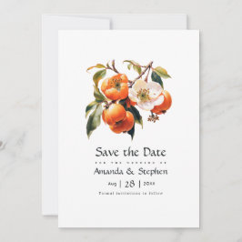Reserve A Data Persimmon Floral Wedding