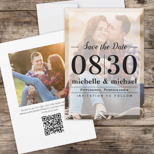 Reserve A Data Personalização de Casamento da Tipografia Fotográf
