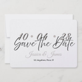 Reserve A Data Personalizar Save the Date Personalizado