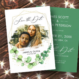 Reserve A Data Photo modern elegant save the date rustic wedding