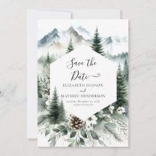 Reserve A Data Pine Editable Mountain Wedding