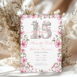 Reserve A Data Pink and Silver Miss Quince Quinceañera