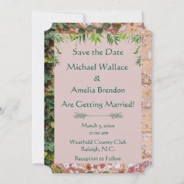 Reserve A Data Pintados Bricks Green Ivy Wedding Salvar a Data