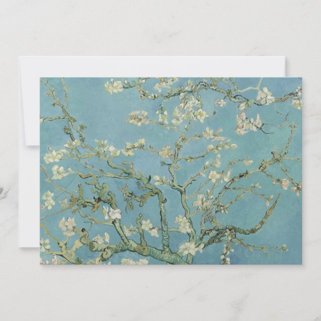 Reserve A Data Pintura de Almond Blossoms por Van Gogh (Frente)