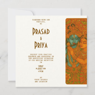 Reserve A Data Pintura Mural Radha Krishna Indiano