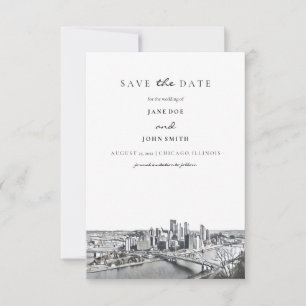 Reserve A Data Pittsburgh Skyline Flat Salve A Placa Date
