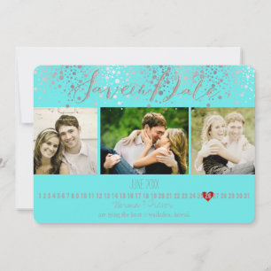 Reserve A Data PixDezines deslumbraram cor DIY / fotos salve a da