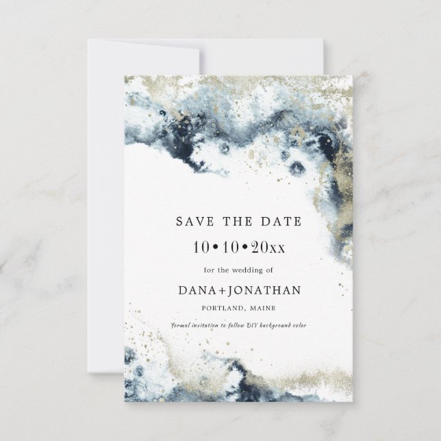 Reserve A Data PixDezines H2 Salva Espuma Metálica Salvar A Data (Frente)