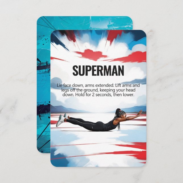 Reserve A Data Placa de Malhação Super-Homem com Blue Backing (Frente/Verso)