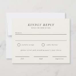 Reserve A Data Placa de resposta RSVP de casamento de ramificação