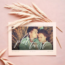 Plot Twist Moderna Caligrafia Minimalista e Foto