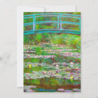 Ponte Monet Japonesa e Lírios de Água
