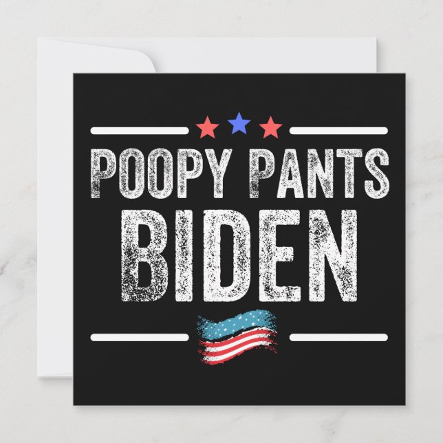 Reserve A Data Poopy Pants Biden (Frente)