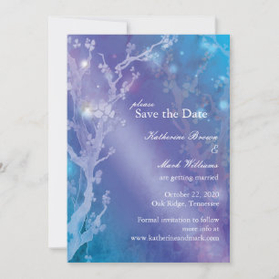 Reserve A Data Porta do Amanhecer em Azul Save the Date Casamento