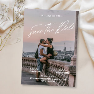 Reserve A Data Poster de filme de mochila de fotos minimalista