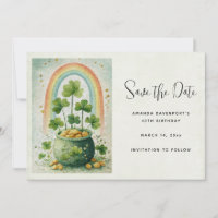 Pote Vintage de Ouro e Arco-íris