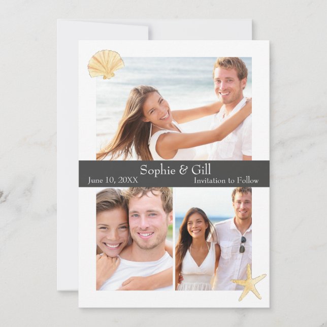 Reserve A Data Praia Salve a Data (Frente)