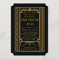 Pré-PromJunior, Gatsby Excelente, Dourado,Preto