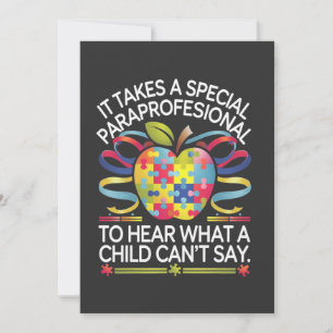 Reserve A Data Precisa de um Autismo Paraprofissional especial