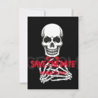 preto branco VERMELHO halloween CRÂNIO SALVE A DAT
