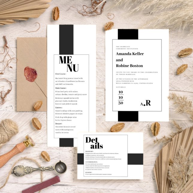 Reserve A Data Preto e branco mínimos (Criador carregado)