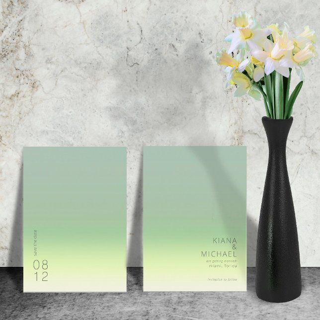 Reserve A Data Primavera de Casamento Gradiente de Humor ID741 (Criador carregado)