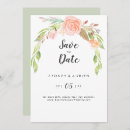Reserve A Data Primavera Peony Wedding Save The Date