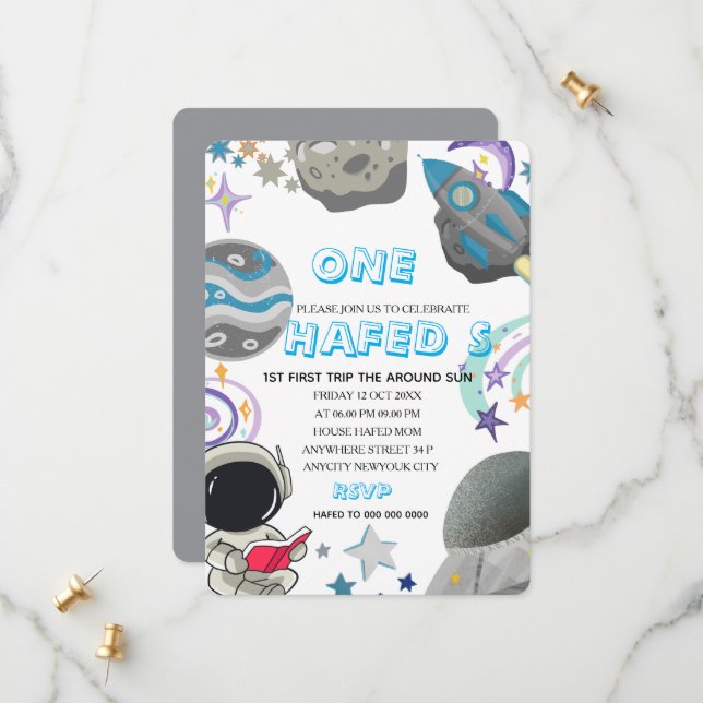 Reserve A Data Primeira viagem à volta da Festa de aniversário do (Frente/Verso In Situ)