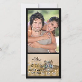 Reserve A Data Princesa Diamond Ring Pearls Casamento Salvem Data