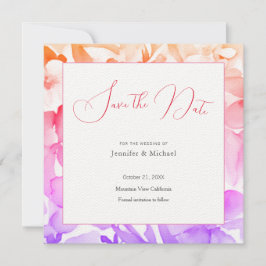 Reserve A Data Profissional de Casamento Minimalista Floral Fofo