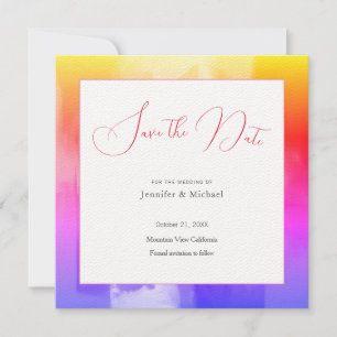 Reserve A Data Profissional de Casamento Minimalista Fofo Abstrat